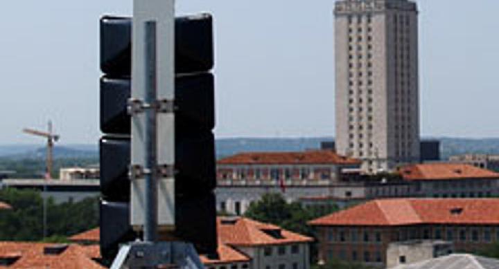 siren on university building